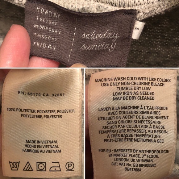 Anthropologie | Gray Space Dye Cowl Neck Sweater - Picture 8 of 8